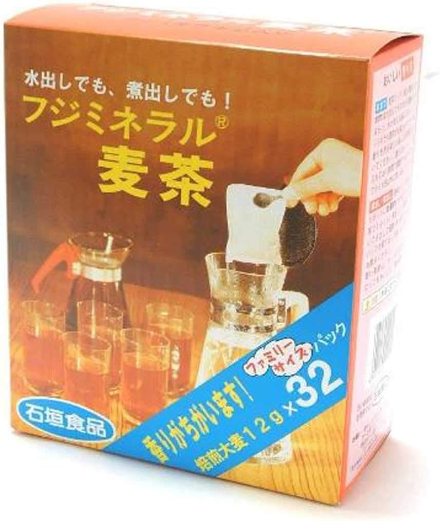 8位　石垣食品 フジミネラル麦茶 12g×32P
