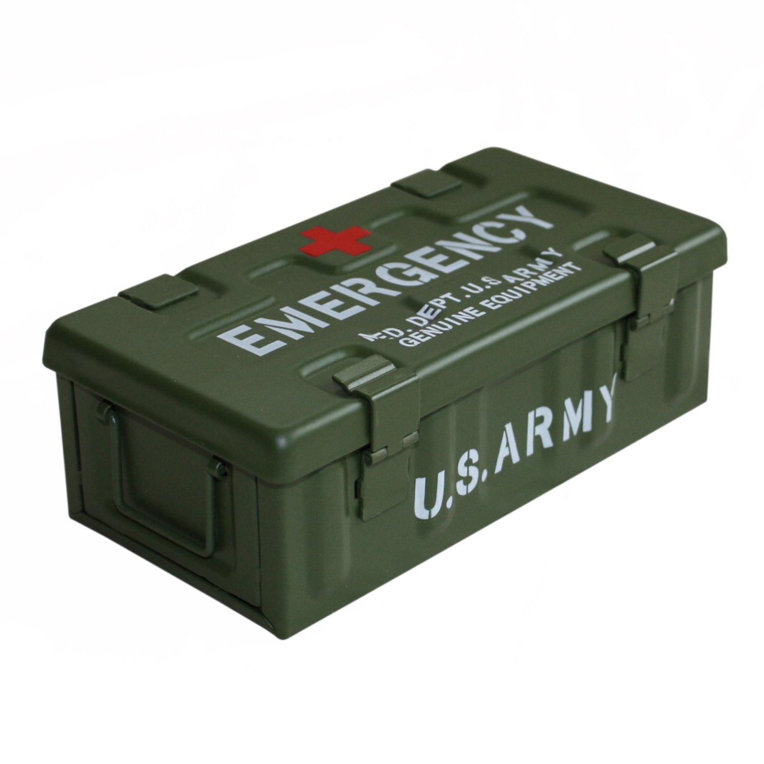 6位：アンドグラッド MILITARY EMERGENCY BOX グリーン(ARMY) 20360