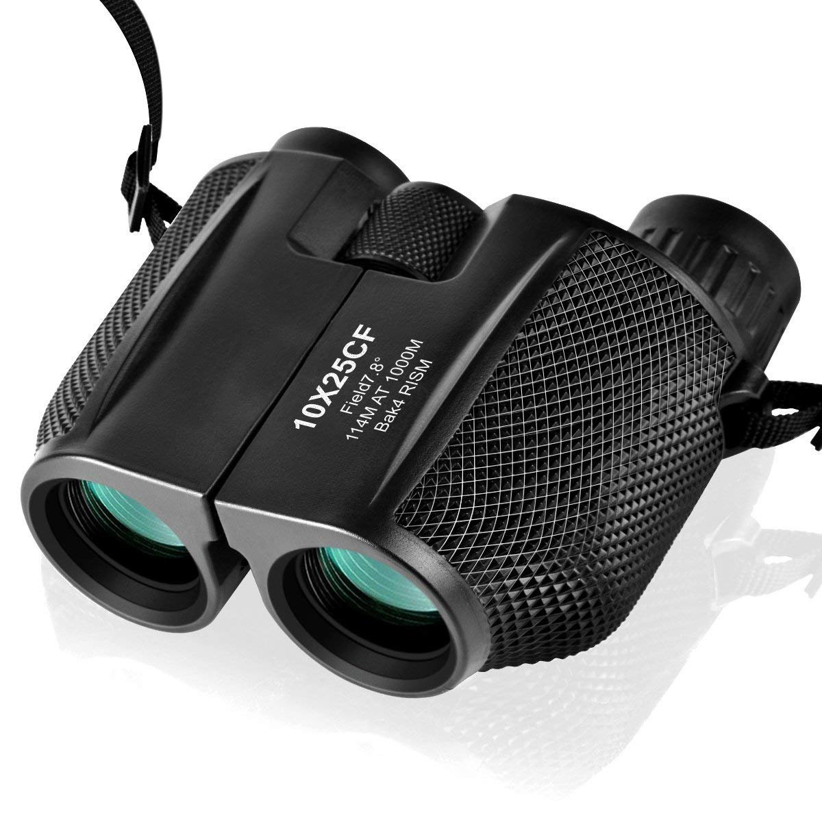 13位：GOOSERA 双眼鏡 10倍×25 Bak4 IPX6防水(ブラック)