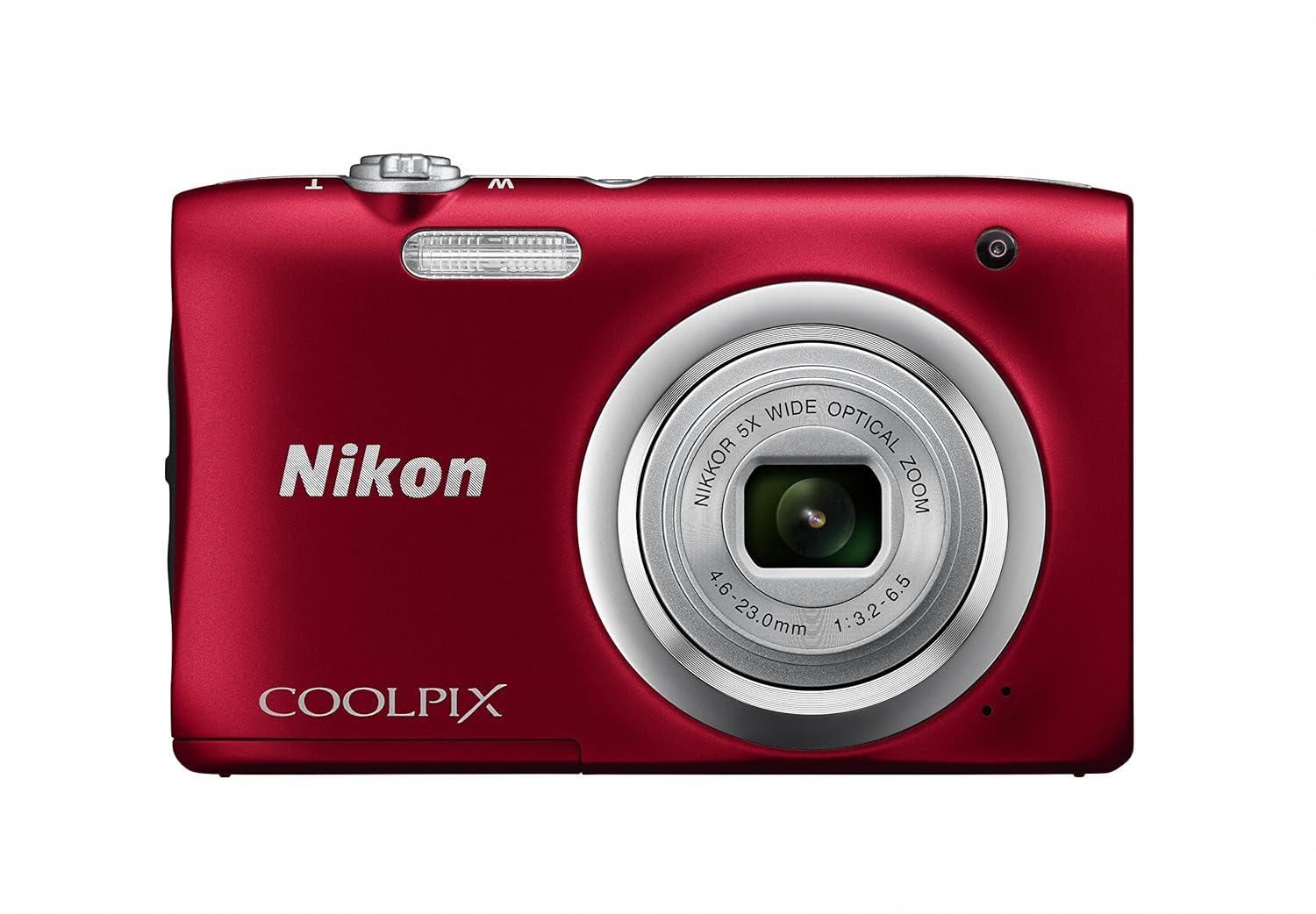 3位：Nikon デジタルカメラ COOLPIX A100 光学5倍 2005万画素 レッド A100RD