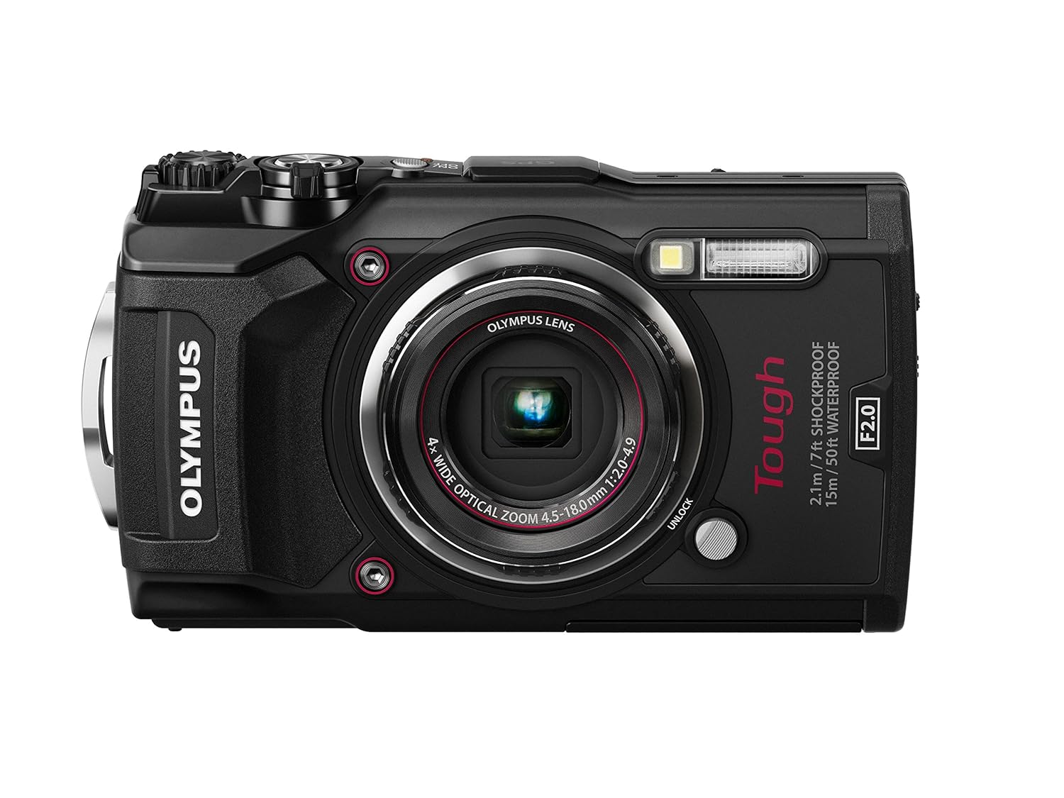 4位：OLYMPUS デジタルカメラ Tough TG-5 ブラック 1200万画素CMOS F2.0 15m 防水 100kgf耐荷重 GPS+電子コンパス＆内蔵Wi-Fi TG-5 BLK