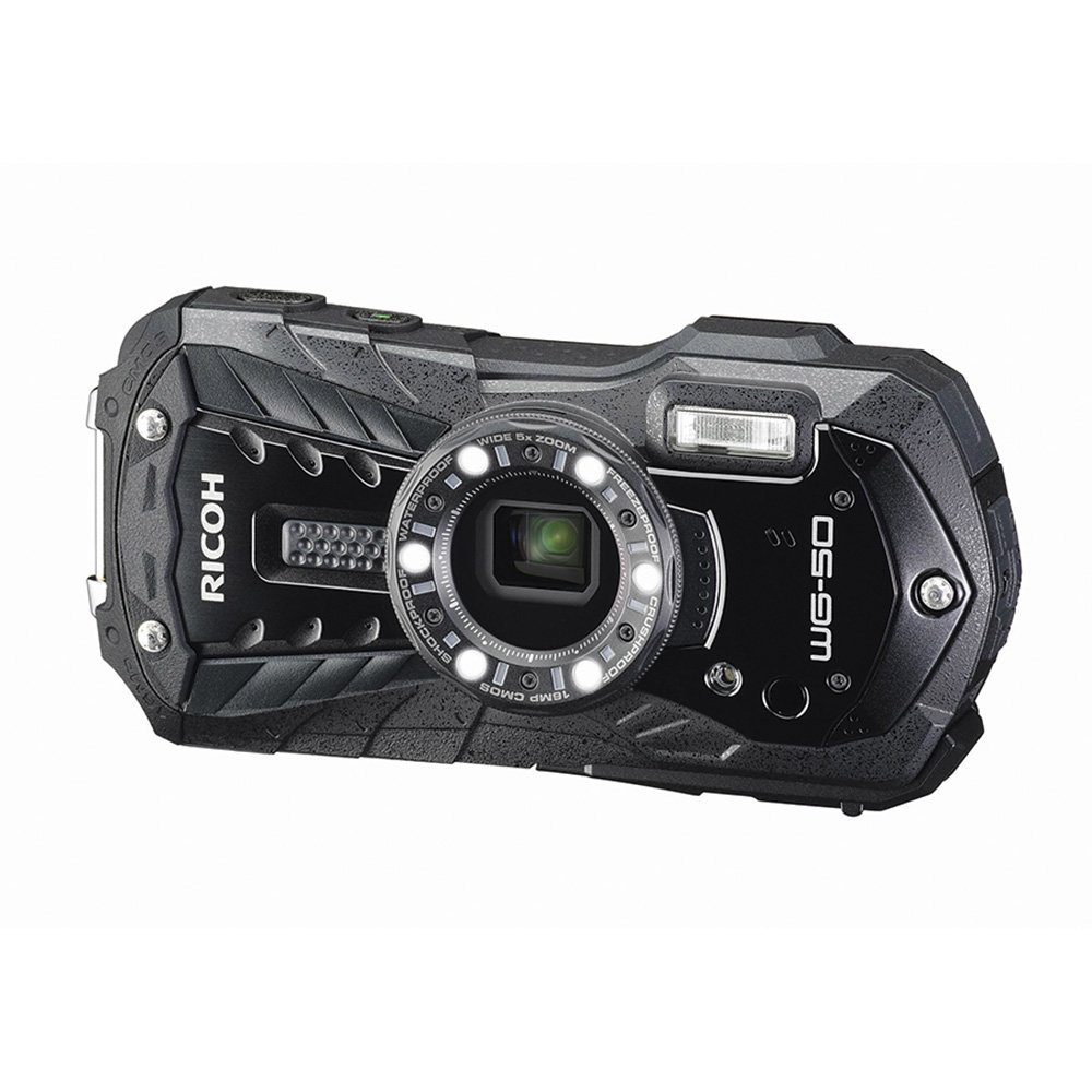 7位：RICOH 防水デジタルカメラ RICOH WG-50 ブラック 防水14m耐ショック1.6m耐寒-10度 RICOH WG-50 BK 04571