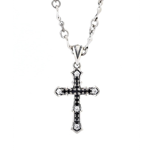 LH PROGRESSO-01NE0711BK-スモールヴィクトリアンクロスネックレス／ライオンハート（LION HEART） 