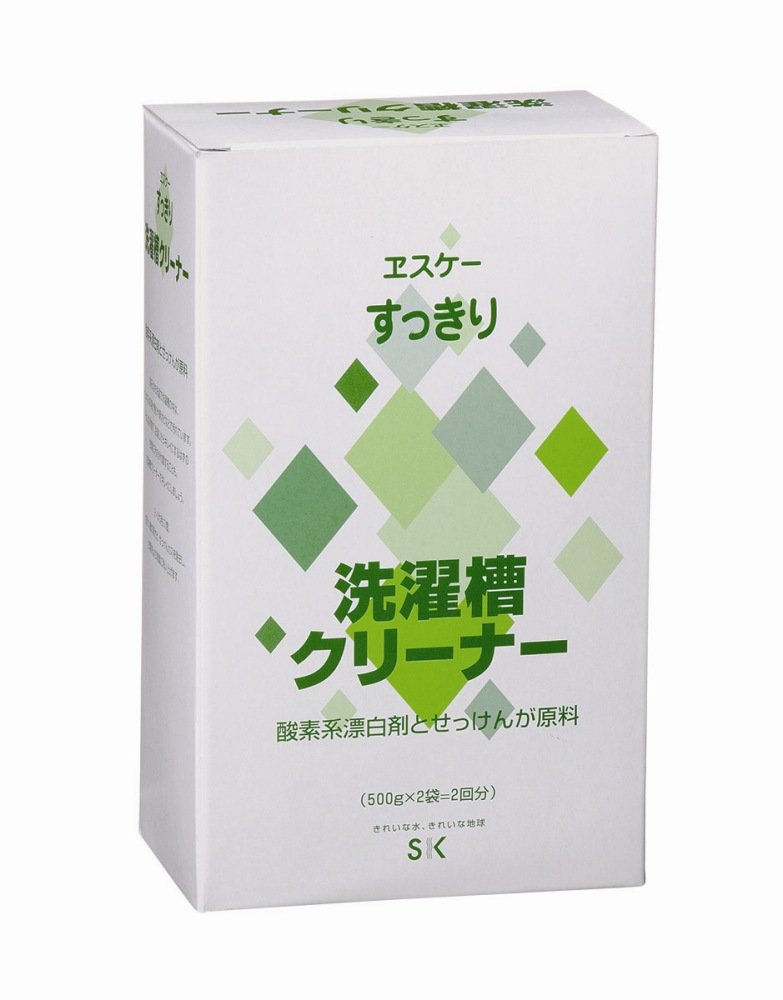 5位：エスケー石鹸 すっきり洗濯槽クリーナー 500g×2袋入