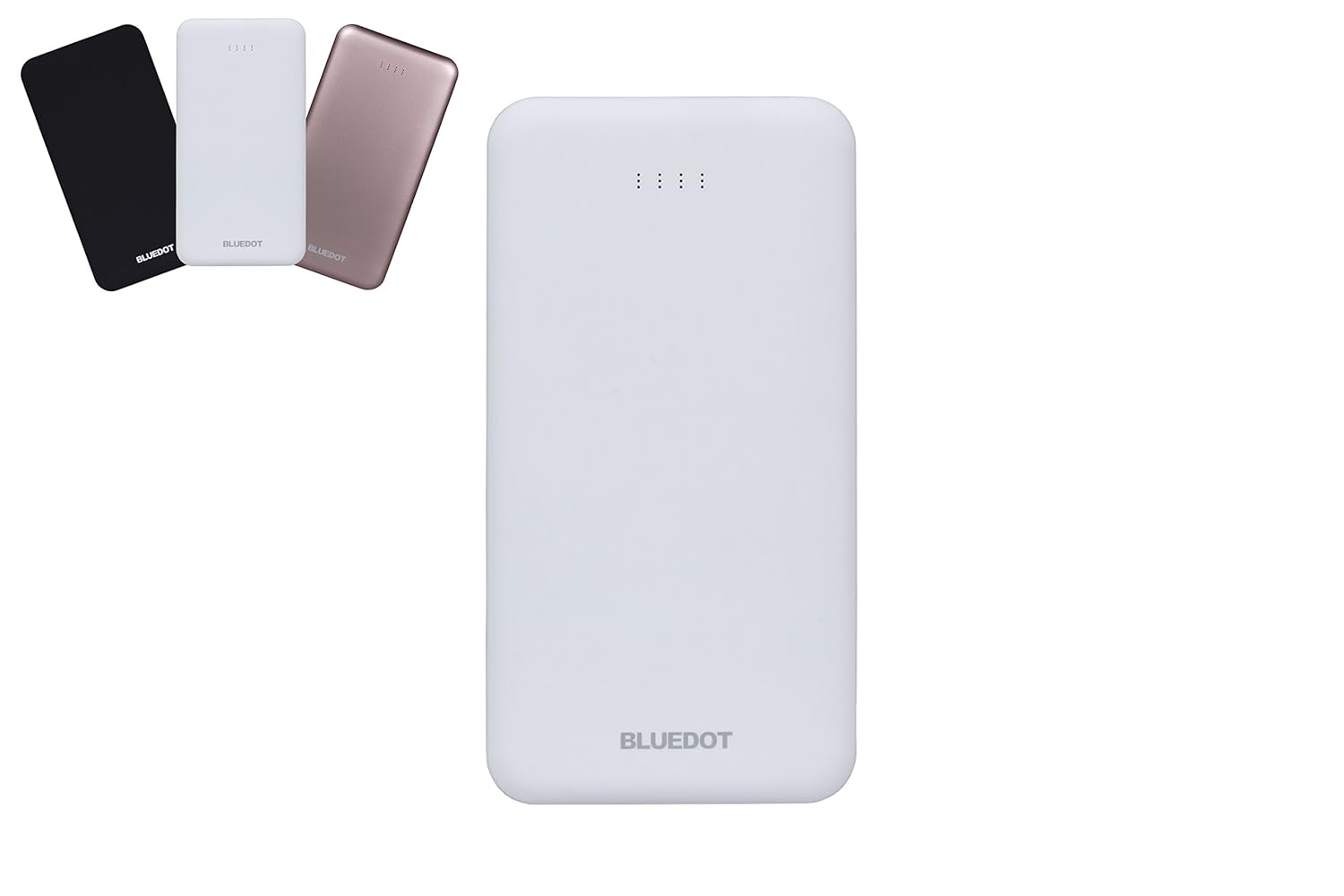 4位：BLUEDOT モバイルバッテリー(10000mAh/USB出力2ポート/最大2.1A出力/microUSB+Lightning入力/残量表示LED) BMB-101W(白)