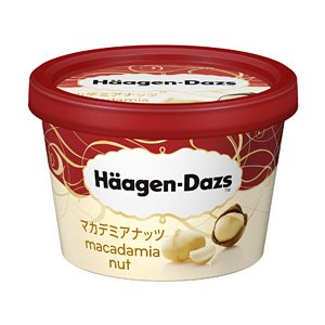 5位　ハーゲンダッツ　ミニカップ　マカダミアナッツ