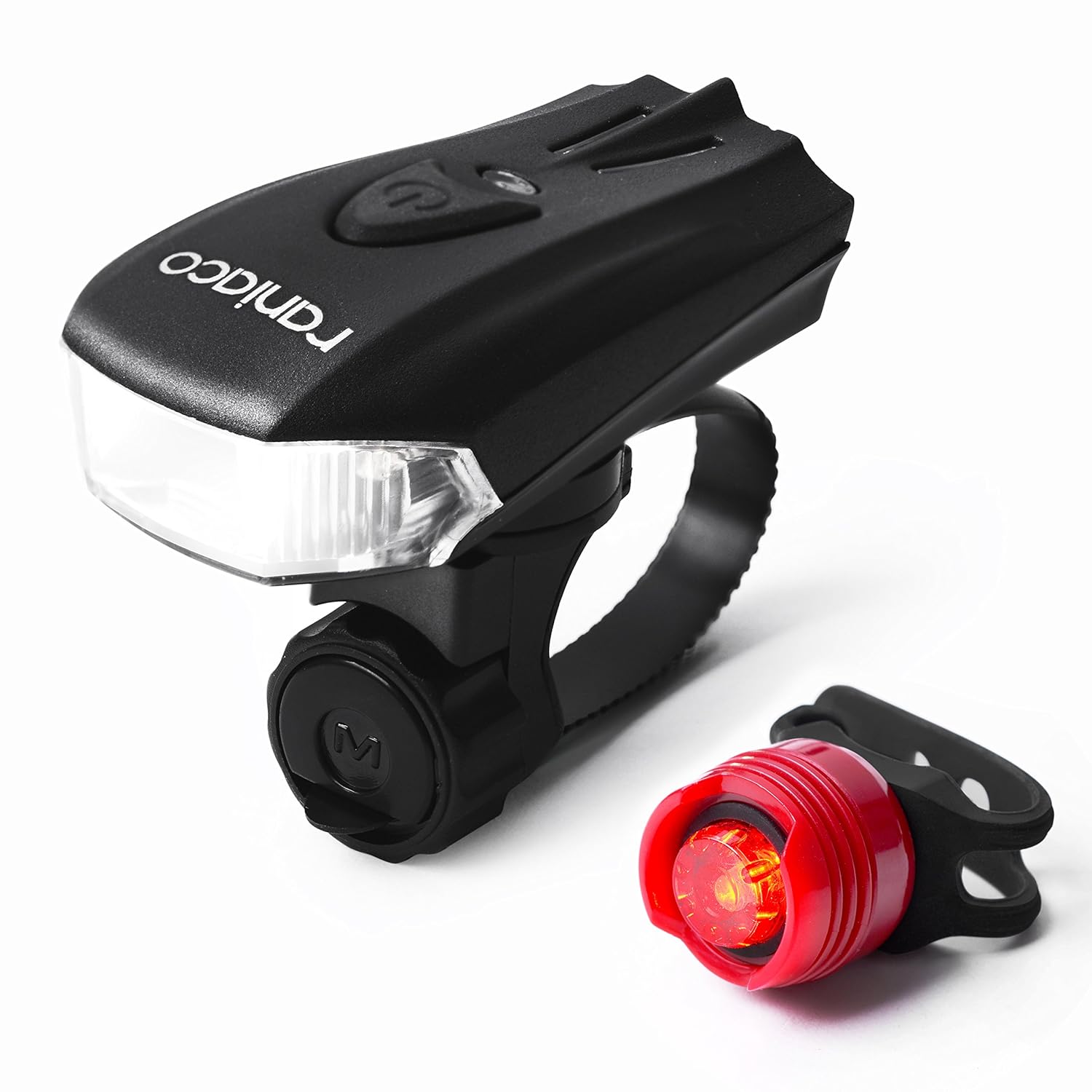 13位：Raniaco 自転車ヘッドライト テールライト付き