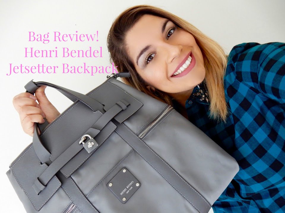 Bag Review!! Henri Bendel Jetsetter Convertible Backpack - YouTube