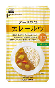 カレー 無添加・オーサワのカレールウ（甘口）１６０ｇ（７～８皿分）★砂糖不使用★マクロビオティック食品★動物性原材料不使用★ベジタブルカレー 