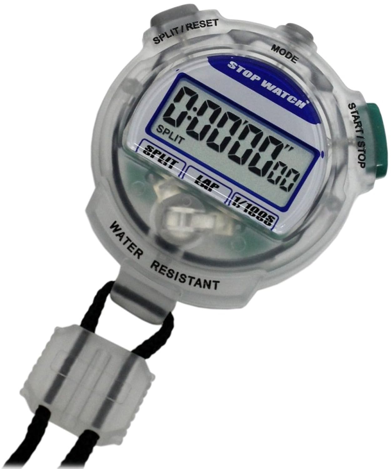 3位：[クレファー]CREPHA デジタルストップウォッチ 3気圧防水 カウントダウン計測 クリア TEV-4013-CL