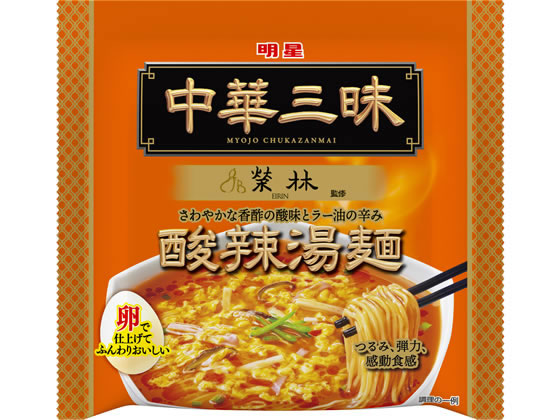 10位　明星食品/中華三昧 赤坂榮林 酸辣湯麺 