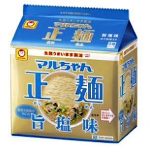 17位　東洋水産 マルちゃん正麺 旨塩味 (112g　5食入×6個)