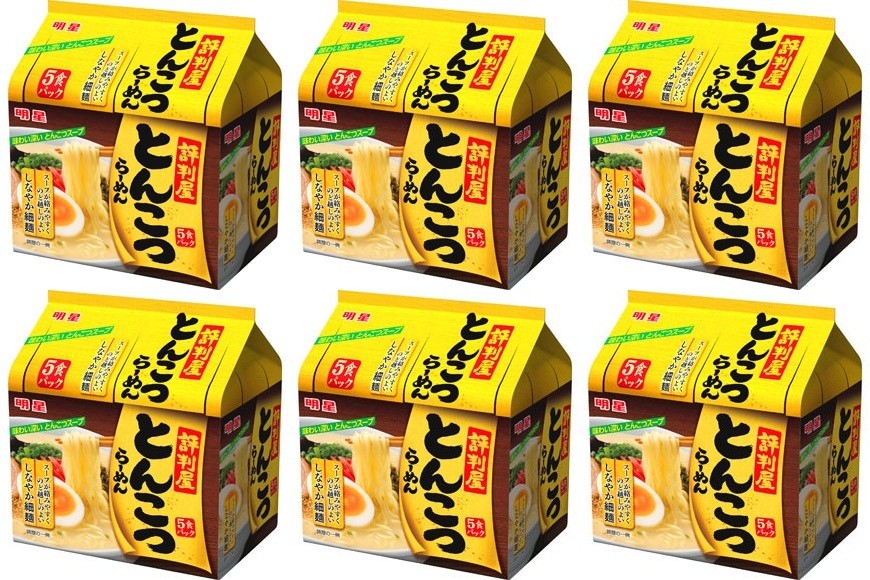 3位　明星 評判屋 とんこつらーめん とんこつ味 豚骨味 30食パック 