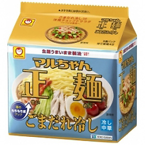 19位　マルちゃん正麺 ごまだれ冷し ５食パック 120g×5袋×6個