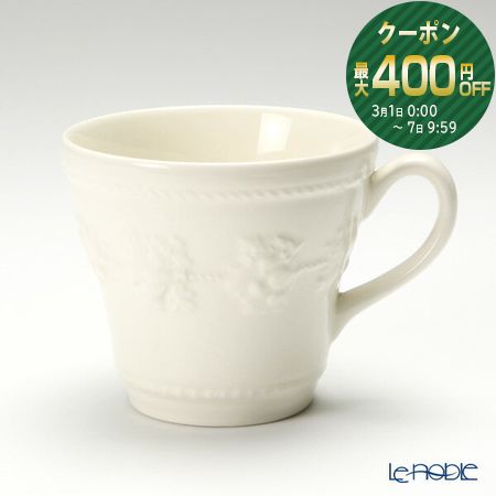 5位　ウェッジウッド (Wedgwood) フェスティビティ マグ 300cc(アイボリー)