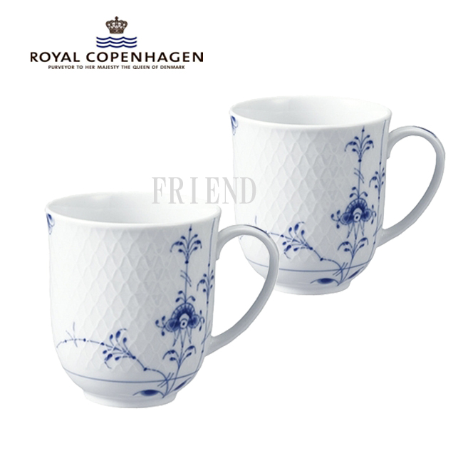 14位　ロイヤルコペンハーゲン Royal Copenhagen ブルーパルメッテ ペアマグ