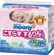 moony  おしりふき こすらずするりんっ