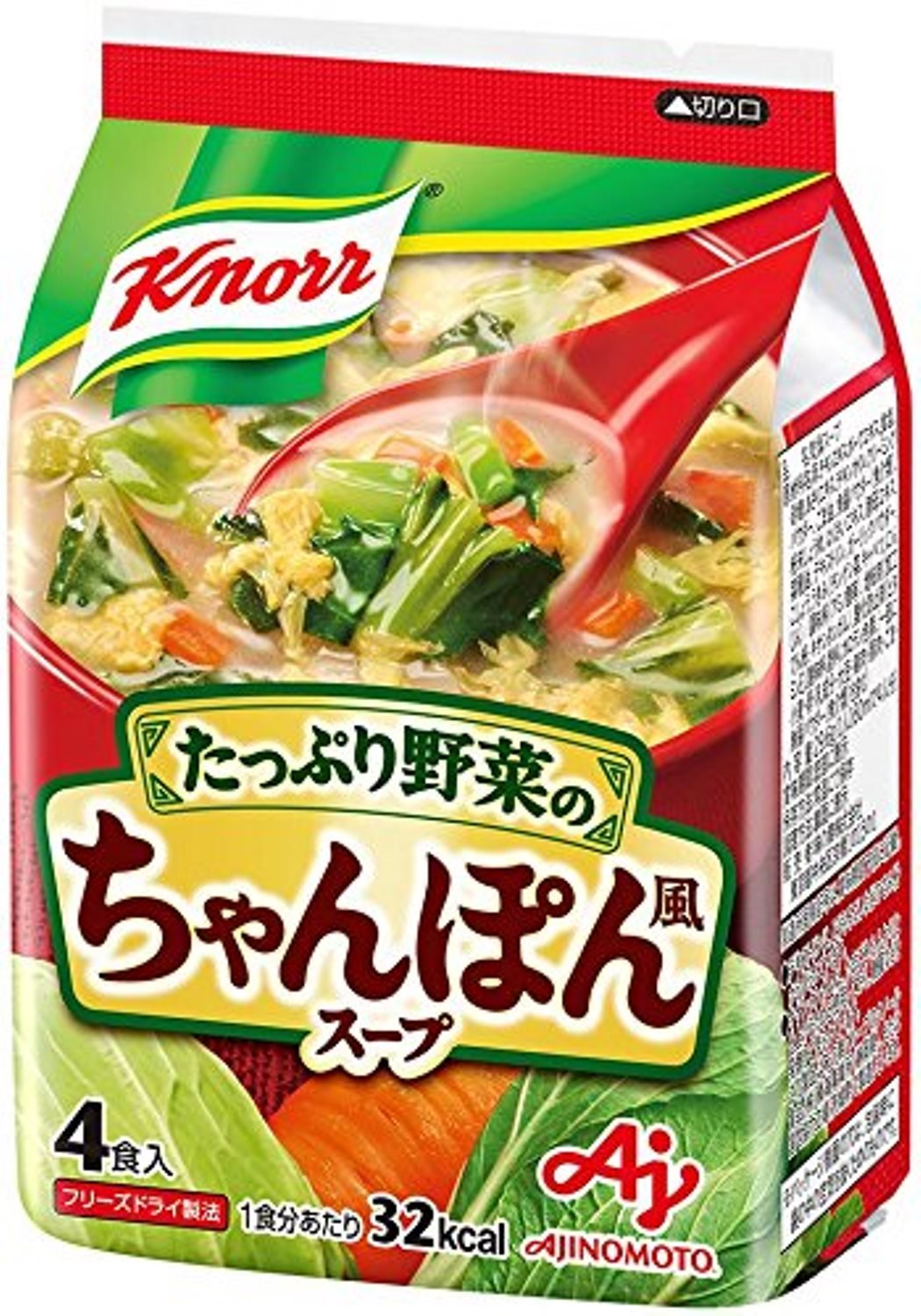 クノール　たっぷり野菜のちゃんぽん風スープ