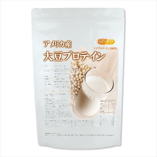 7位：New 大豆プロテイン（アメリカ産）1ｋｇ 【遺伝子組み換え材料不使用】飲みやすいソイプロテイン [02] NICHIGA(ニチガ)