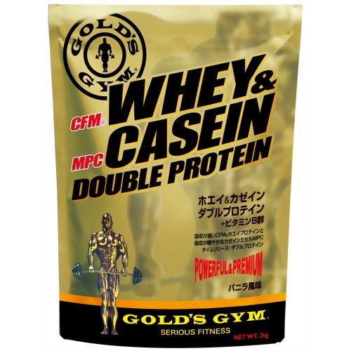 6位：GOLD’S GYM ホエイ＆カゼイン ダブルプロテイン バニラ風味 900g