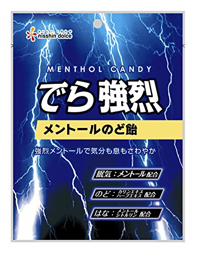 8位：ニッシン・ドルチェ でら強烈メントールのど飴 60g×5袋