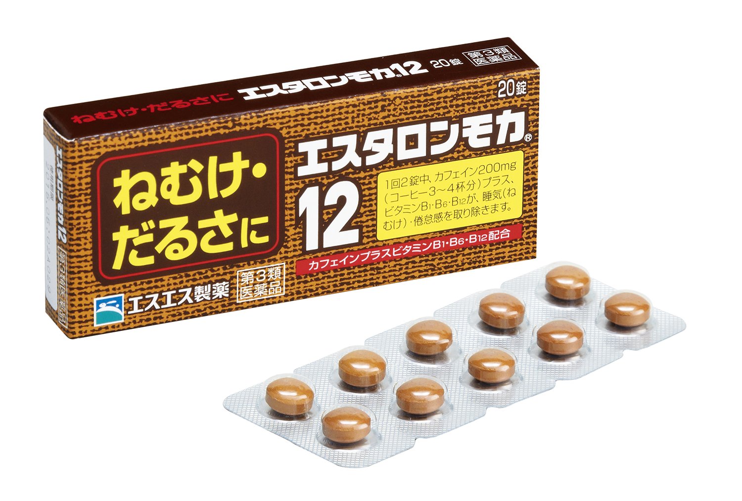 6位：エスエス製薬 【第3類医薬品】エスタロンモカ12 20錠