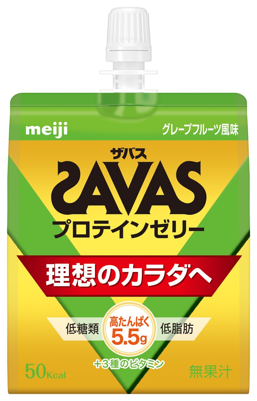 27位：ザバス プロテインゼリー グレープフルーツ風味 180g×6個