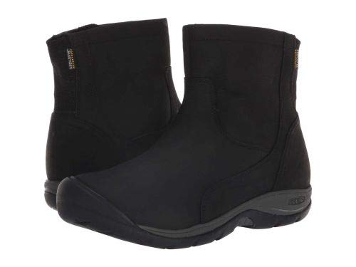 5位　Keen(キーン) レディース 女性用 シューズ 靴 ブーツ レインブーツ Presidio II Waterproof Mid Zip Boot - Black/Magnet [並行輸入品]