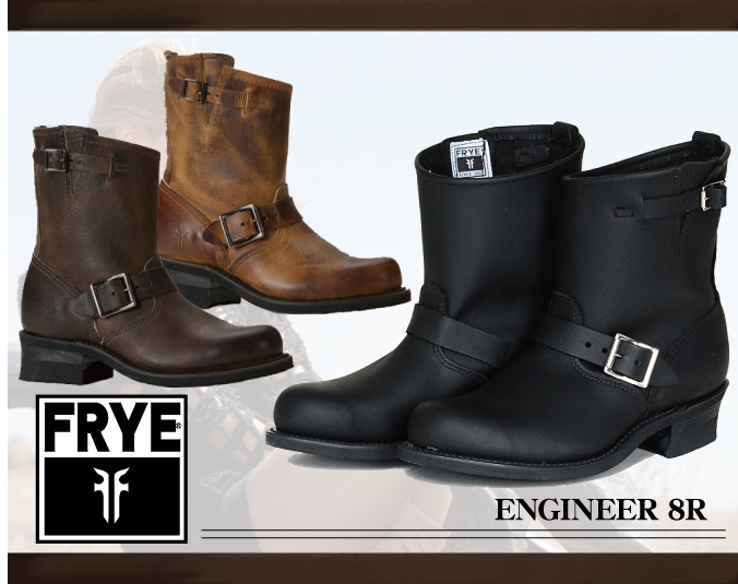 9位　FRYE ブーツフライ ENGINEER 8R エンジニアブーツ 本革 レディースショート 