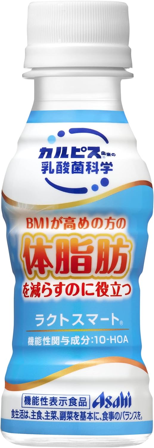 6位　アサヒ飲料 「ラクトスマート」 100ml ×30本 機能性表示食品