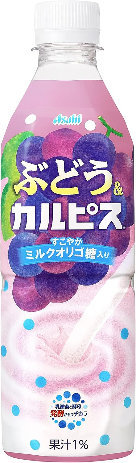 18位　アサヒ ぶどう&カルピス 500ml×24本