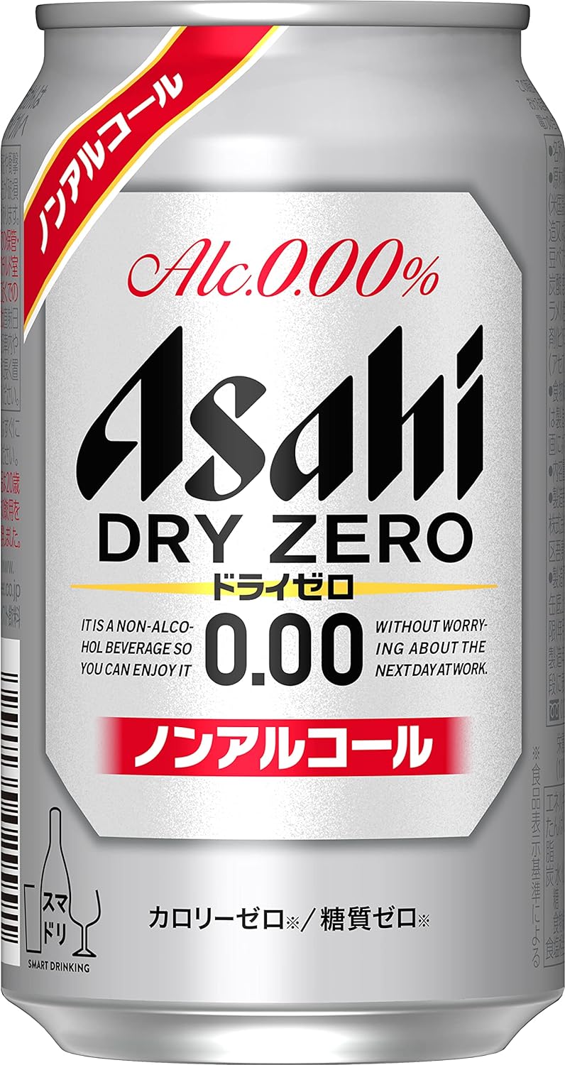 3位　アサヒ ドライゼロ 350ml×1ケース（24本）