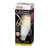 12位：東芝 LED電球 E26口金 T形 白熱電球60W形相当 電球色 全方向 LDT7L-G/S/60W LDT7L-G/S/60W