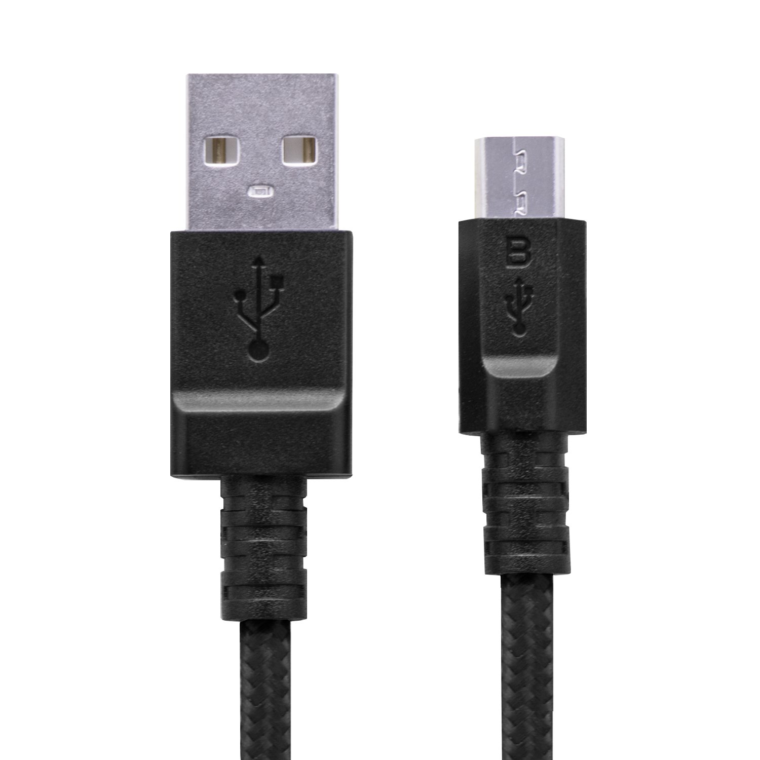 2位：ELECOM microUSBケーブル 2A出力 高耐久 0.8m ブラック MPA-AMBS2U08BK