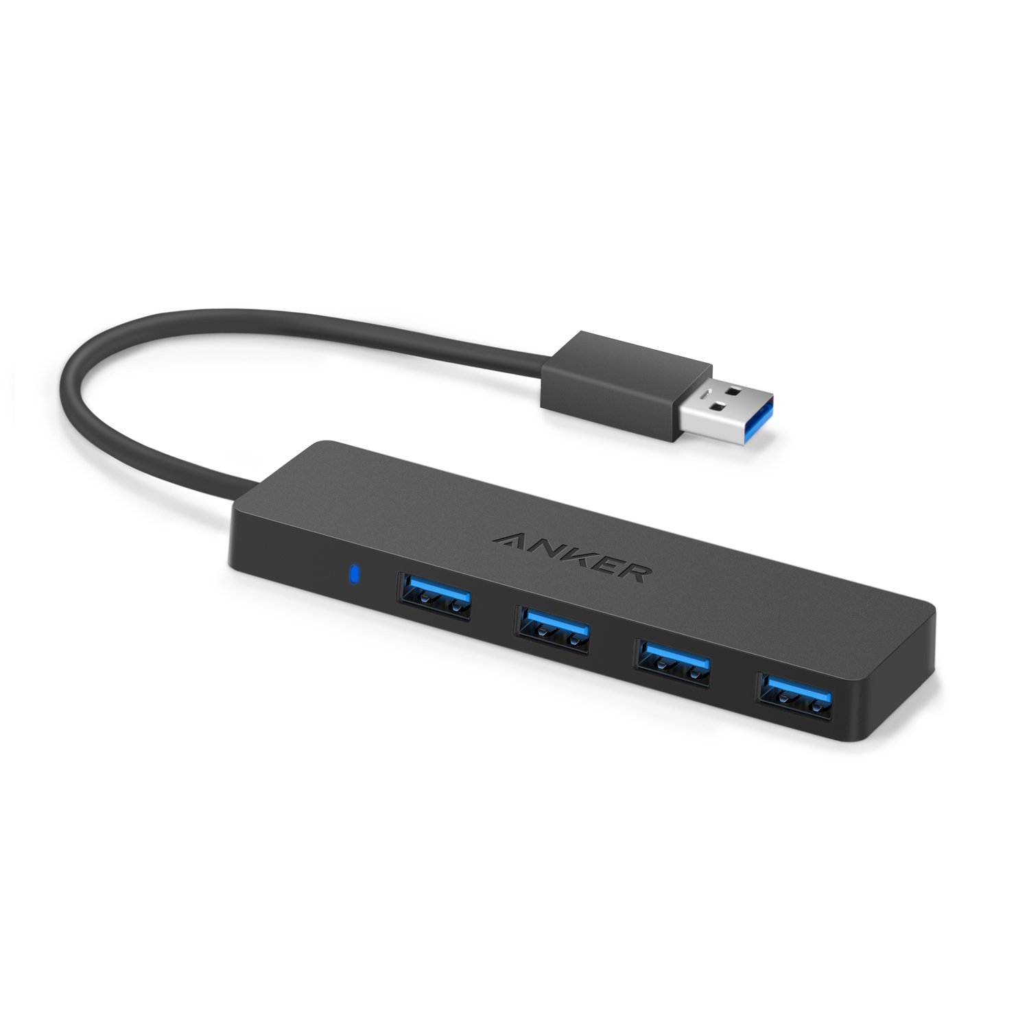 10位：Anker USB3.0 ウルトラスリム 4ポートハブ 【USB3.0高速ハブ・バスパワー・軽量・コンパクト】