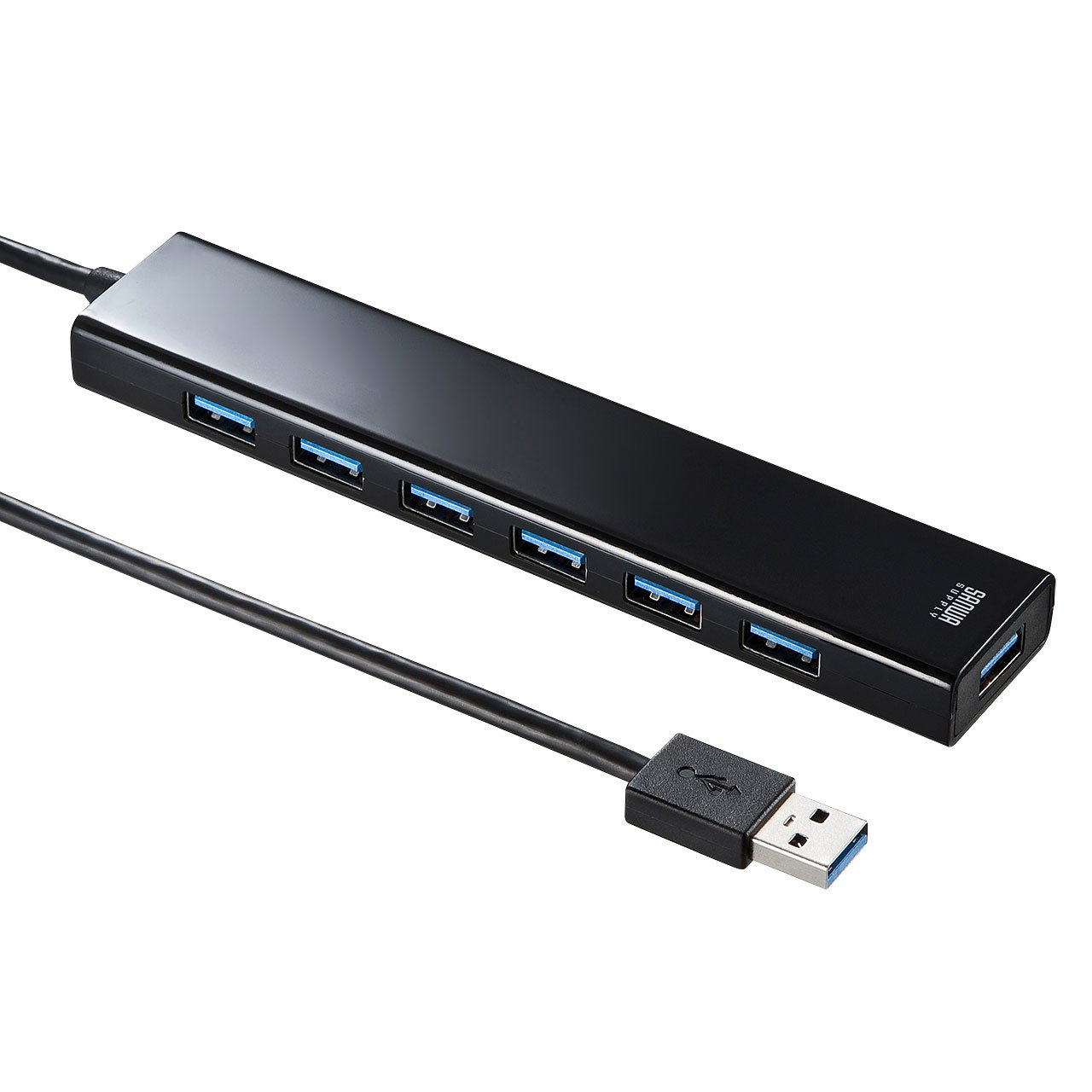 11位：サンワサプライ 急速充電ポート付きUSB3.0ハブ USB-3H703BK