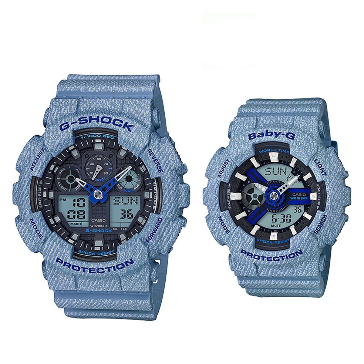 CASIO G-SHOCK BABY-G DENIM’D COLOR