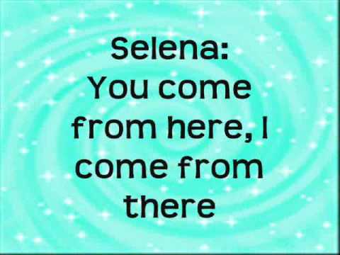 One and the Same - Demi Lovato and Selena Gomez - Duet. - Onscreen Lyrics - YouTube