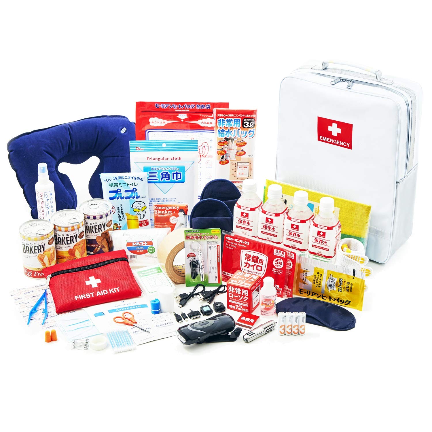 9位：防災防犯ダイレクト 防災セット 地震対策30点避難セット 避難生活で必要な防災グッズをセットした非常持出袋