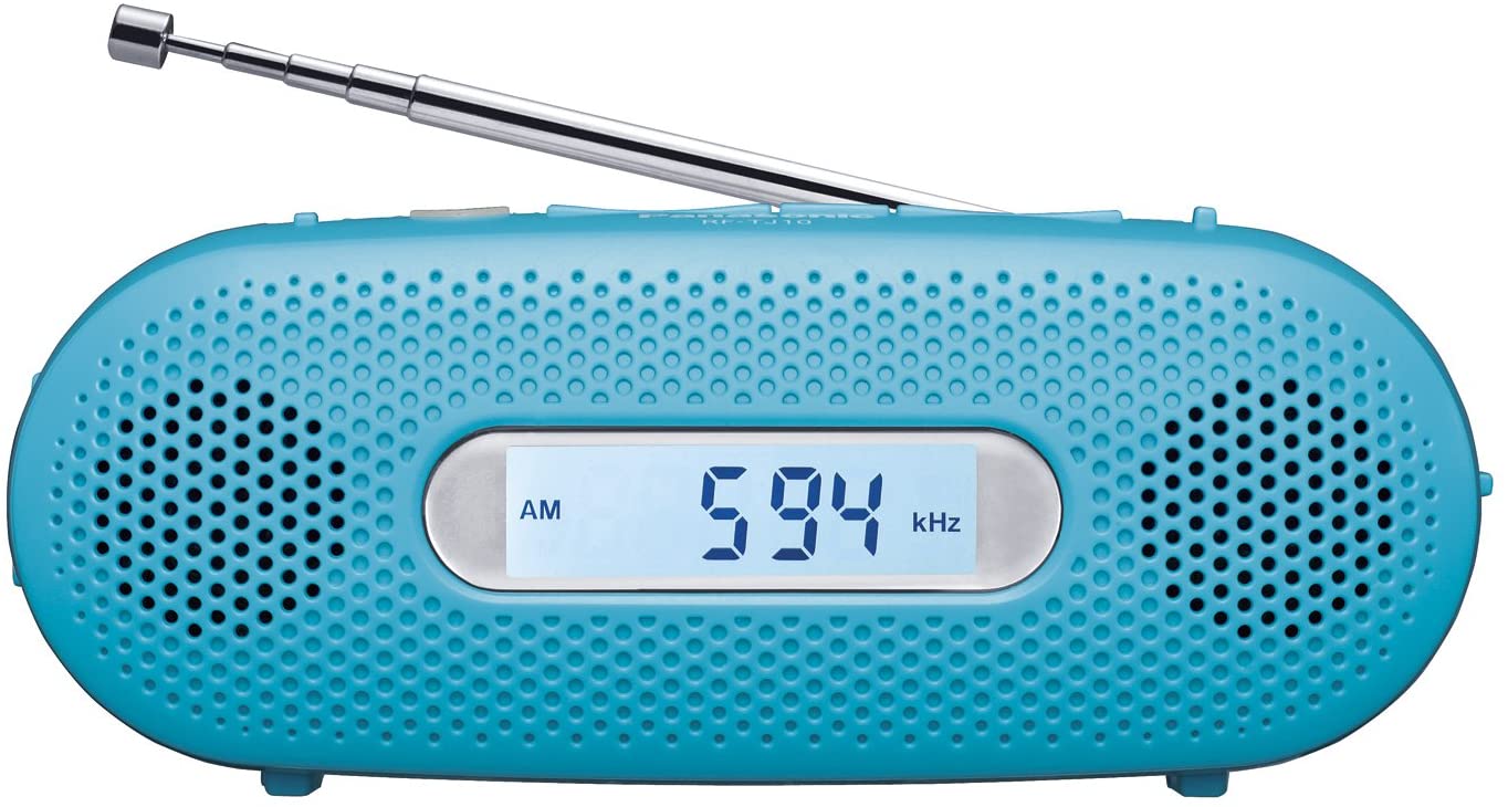 7位：パナソニック FM/AM 2バンドレシーバー 手回し充電ラジオ ブルー RF-TJ10