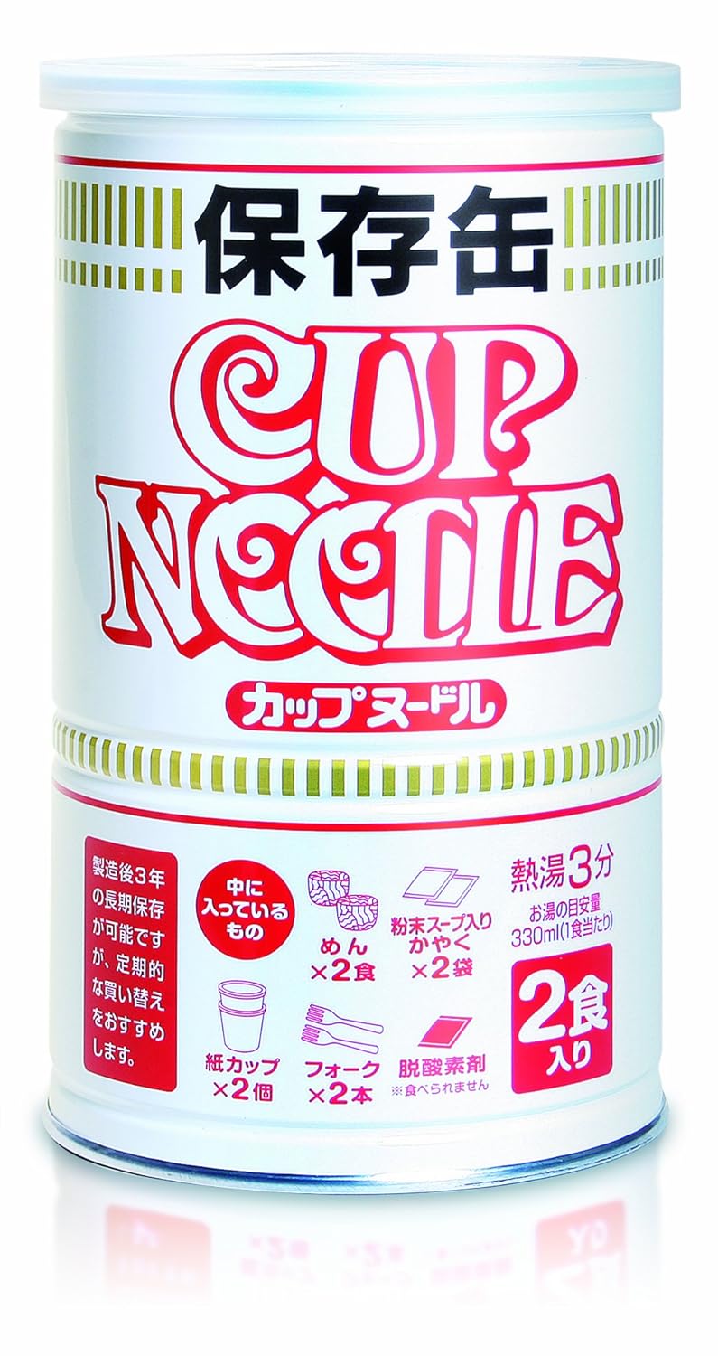 4位：日清 カップヌードル保存缶 69g×2食入