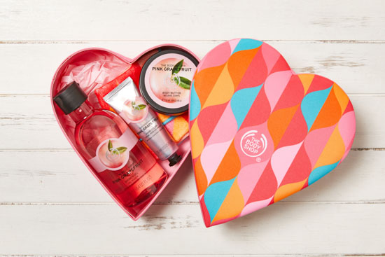 8位：THE BODY SHOP ピンクグレープフルーツ　シャイニーハートギフト｜ボディケア