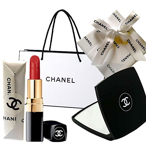 15位　CHANEL(シャネル) ギフトラッピング済 MIROIR DOUBLE FACETTES ミロワール ドゥーブル ファセット + ROUGE COCO ルージュ ココ 