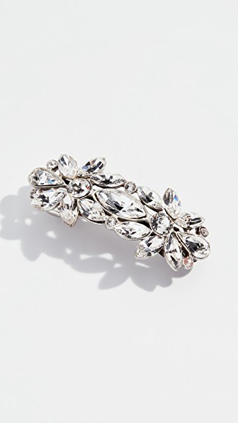 5位　ベンアムン ヘアアクセサリー レディース【Ben-Amun Cluster Hair Barrette】Silver/Crystal 