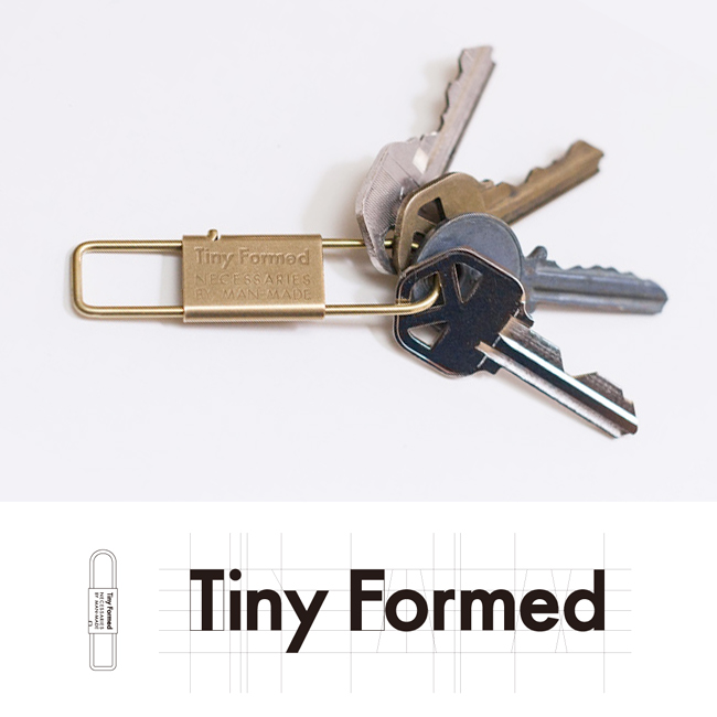 7位：Tiny Formed タイニーフォームド キーホルダー ブランド シンプル 真鍮 収納 キーシャックル key shackle TM-02