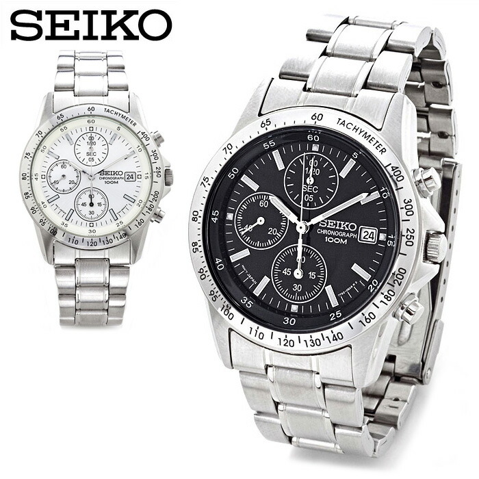 3位　腕時計 メンズ SEIKO セイコー クロノグラフ 海外モデル