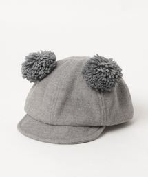 1位：petit main  ダブル梵天キャップ