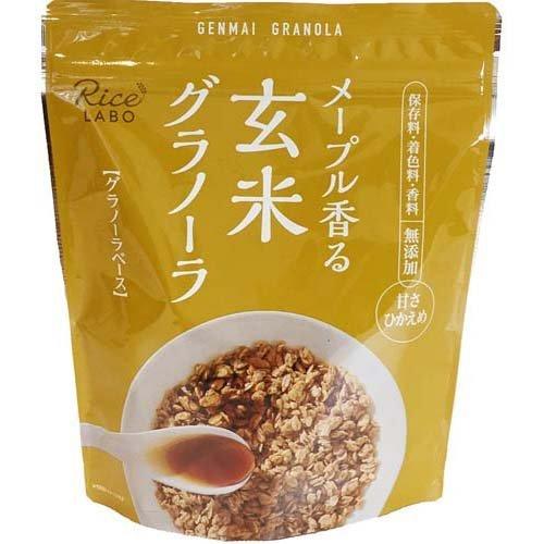 米屋の自家焙煎 玄米グラノーラ ベース メープル味 ( 250g )