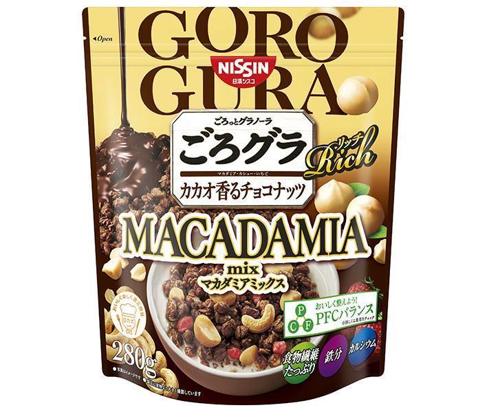 日清シスコ ごろグラリッチ カカオ香るチョコナッツマカダミアmix 280g×6袋入×(2ケース)