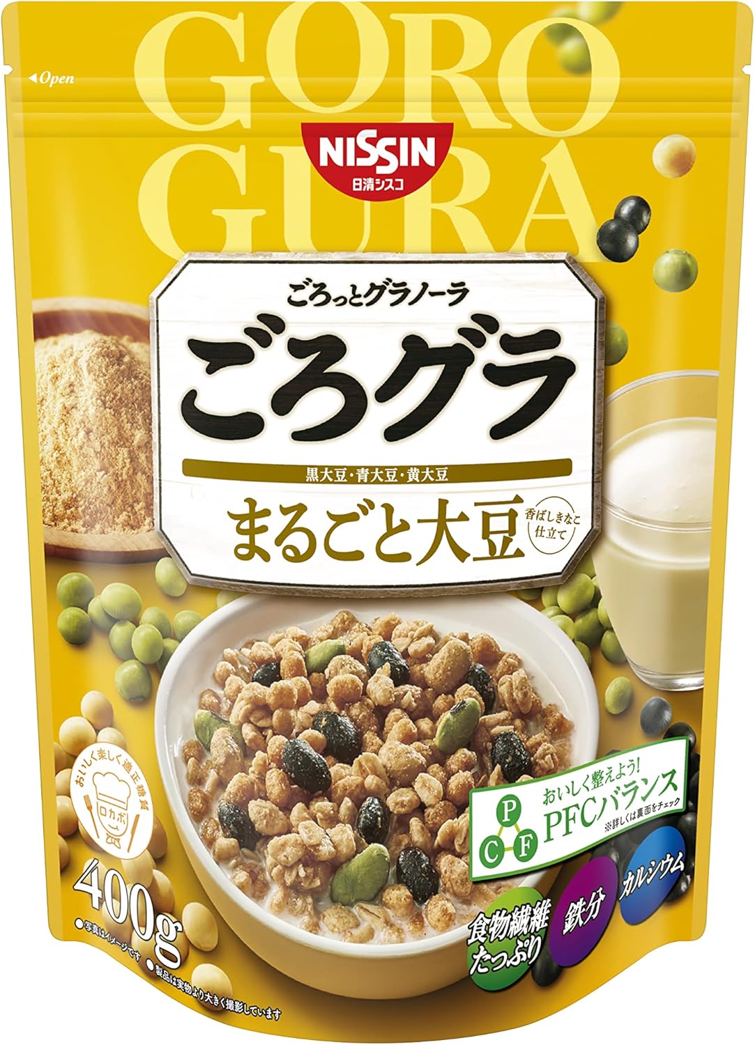 日清シスコ ごろグラ まるごと大豆 400g×6袋